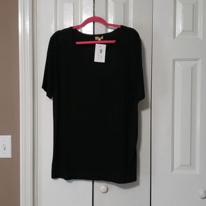 NWT Black Piko 1988 Crew Neck Classic T XL